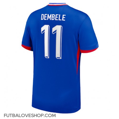 Dres Francúzsko Ousmane Dembele #11 Domáci ME 2024 Krátky Rukáv